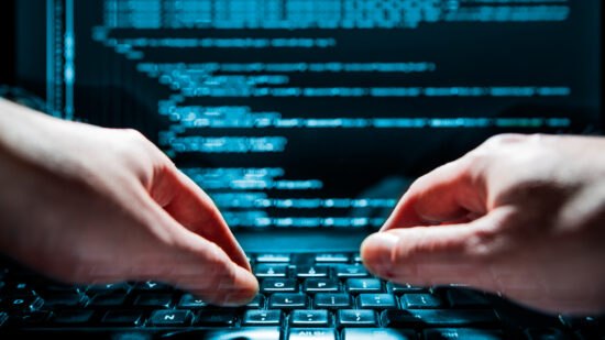Computer crime concept